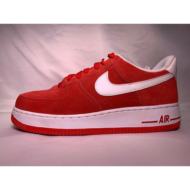 NIKE(ナイキ)のNIKE AIR FORCE 1 RED/WHT 25.0cm メンズの靴/シューズ(スニーカー)の商品写真