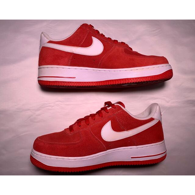 NIKE(ナイキ)のNIKE AIR FORCE 1 RED/WHT 25.0cm メンズの靴/シューズ(スニーカー)の商品写真