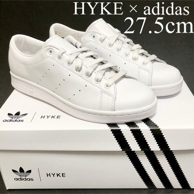 名作 hyke × adidas ハイレット ブラック 28cm コラボモデル www