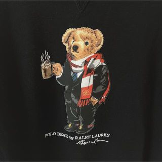 ラルフローレン ポロベア スウェットトレーナー ブラック