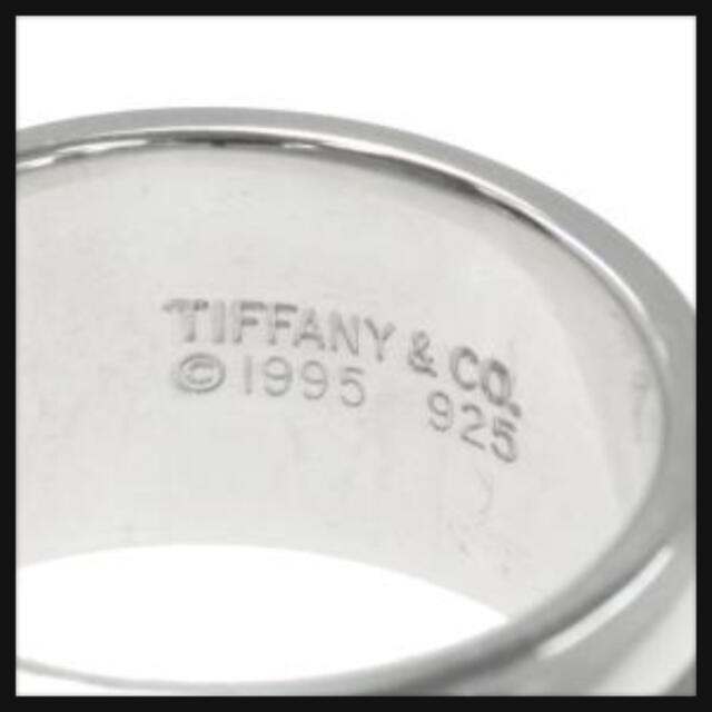 ティファニー アメジスト グルーブドリング 10号～10.5号 750YG TIFFANY【13900】