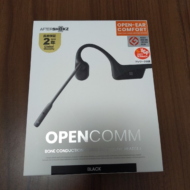 Shokz OpenComm 骨伝導イヤホンヘッドフォン/イヤフォン