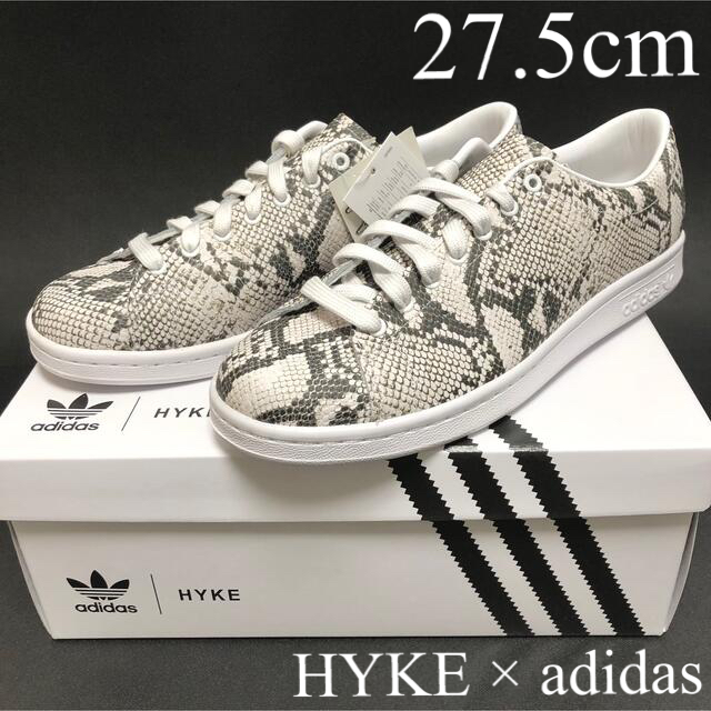 名作 hyke × adidas ハイレット ブラック 28cm コラボモデル www