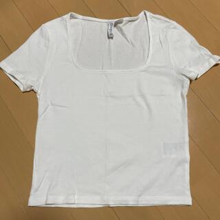 エイチアンドエム(H&M)のH&M クロップドTシャツ(Tシャツ(半袖/袖なし))