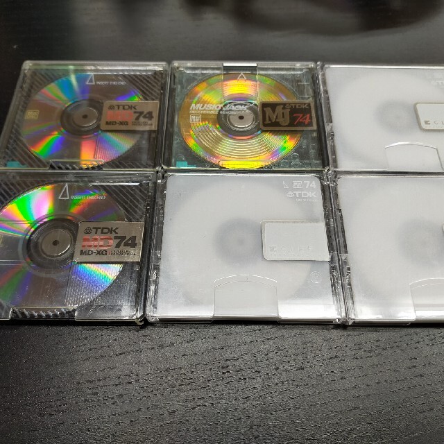 TDK(ティーディーケイ)のMD ミニデイスク  TDK製  used 6枚 エンタメ/ホビーのCD(その他)の商品写真