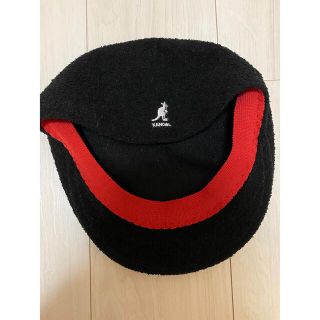 カンゴール(KANGOL)のKANGOL ベレー帽　黒×赤(その他)