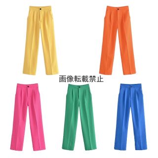 🐬6月新作💙8146◇5color ベーシック ロングパンツ(カジュアルパンツ)
