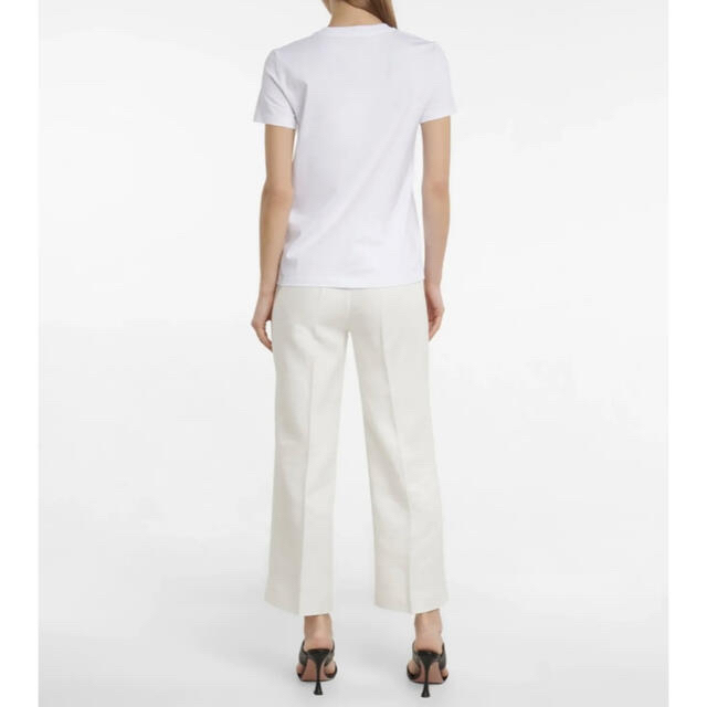 Max Mara(マックスマーラ)のMAX MARA ロゴ コットン Tシャツ 半袖 白T レディースのトップス(Tシャツ(半袖/袖なし))の商品写真