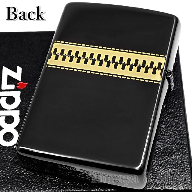 ZIPPO - 新品 ZIPPO ジッパーメタル ブラック＆ブラス 両面デザイン ジッポライターの通販 by ヤマヤ shop｜ジッポーならラクマ