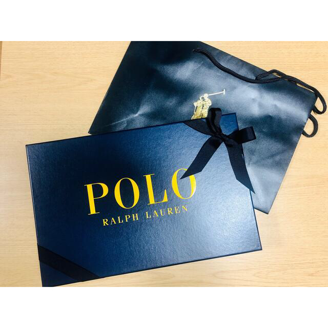 POLO RALPH LAUREN(ポロラルフローレン)のラルフローレン　空箱リボン付き　紙袋（大・小）メッセージカード付 レディースのバッグ(ショップ袋)の商品写真