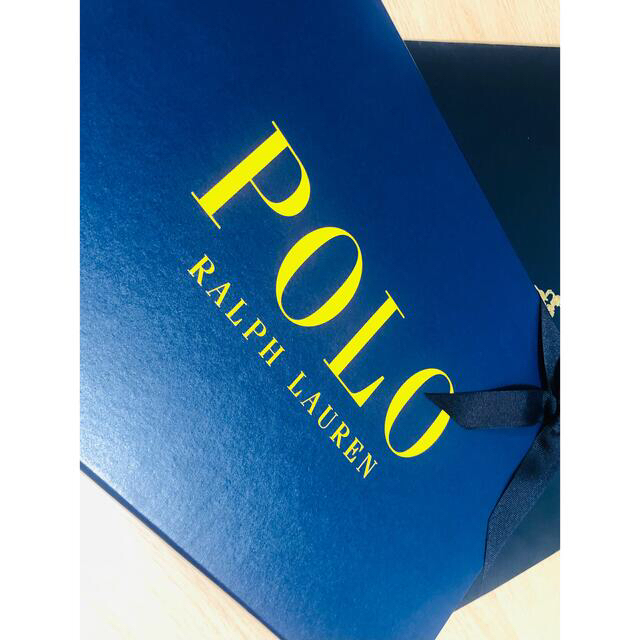 POLO RALPH LAUREN(ポロラルフローレン)のラルフローレン　空箱リボン付き　紙袋（大・小）メッセージカード付 レディースのバッグ(ショップ袋)の商品写真