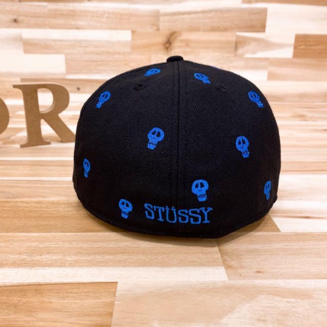 再入荷 NEW ERA - 激レアコラボ ビンテージ スカル柄キャップ 黒×青の ...