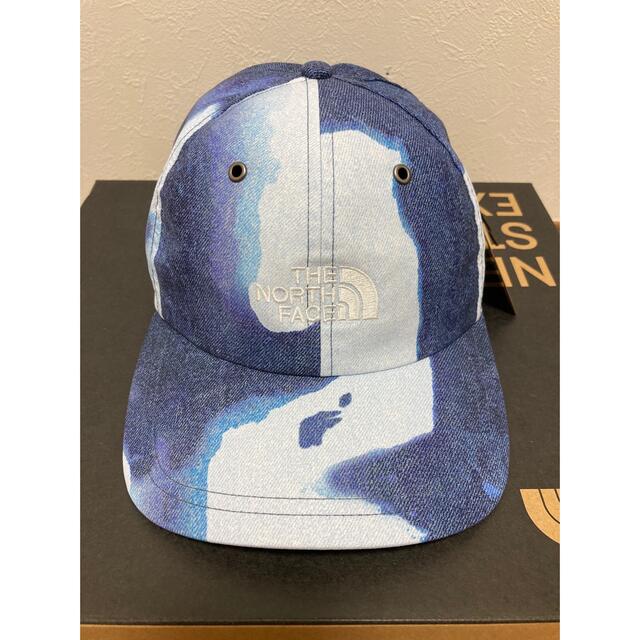 TNF Supreme Bleached Denim Print 6-Panel