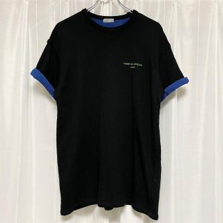 コムデギャルソン(COMME des GARCONS)の希少 "AD1999"コムデギャルソンオム リバーシブルシワ加工Tシャツ 黒 青(Tシャツ/カットソー(半袖/袖なし))