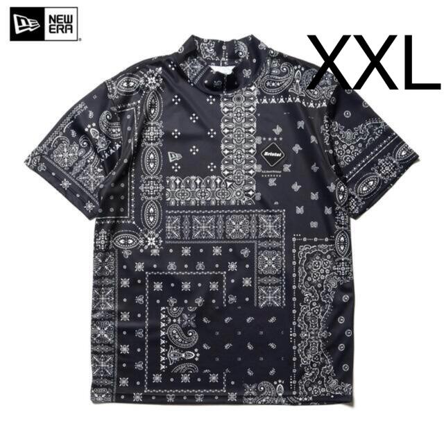 メンズFCRB New Era Bandana Mock Neck Shirt 黒