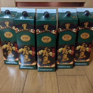 黒霧島　25%　1800ml  5本(焼酎)