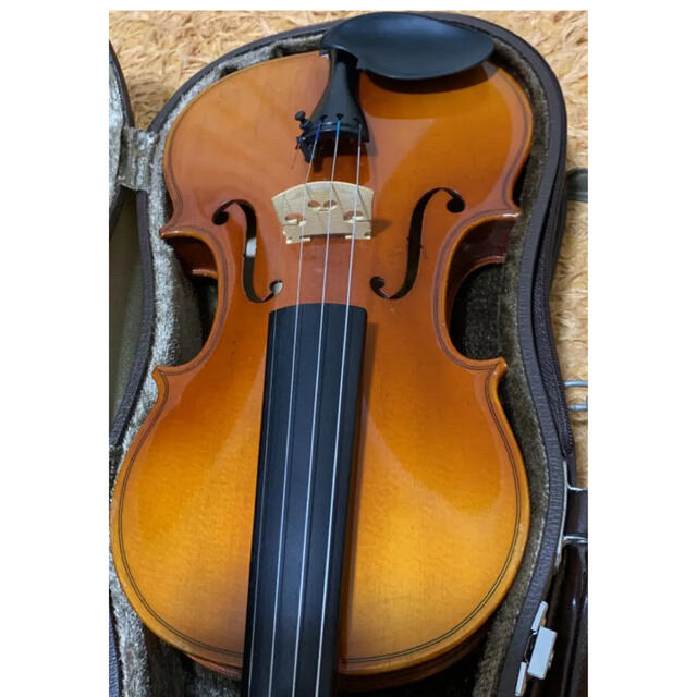 高級 バイオリン 鈴木 No.280 4/4 証明ラベル有、弓ケース付 定価7万 