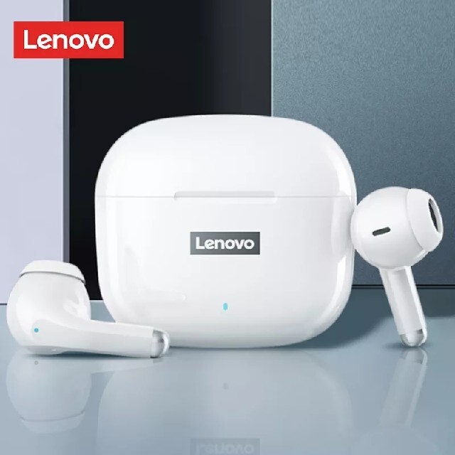 Lenovo(レノボ)のLenovo レノボ LP40 Pro ホワイト ワイヤレスイヤホン 新品 スマホ/家電/カメラのオーディオ機器(ヘッドフォン/イヤフォン)の商品写真