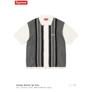 シュプリーム(Supreme)の(yuta様専用)Supreme Stripe Button Up Polo(ポロシャツ)