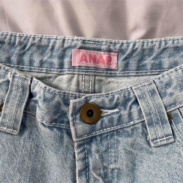 ANAP(アナップ)の期間限定お値下げ中【超美品‼︎】デニム　ショーパン レディースのパンツ(ショートパンツ)の商品写真