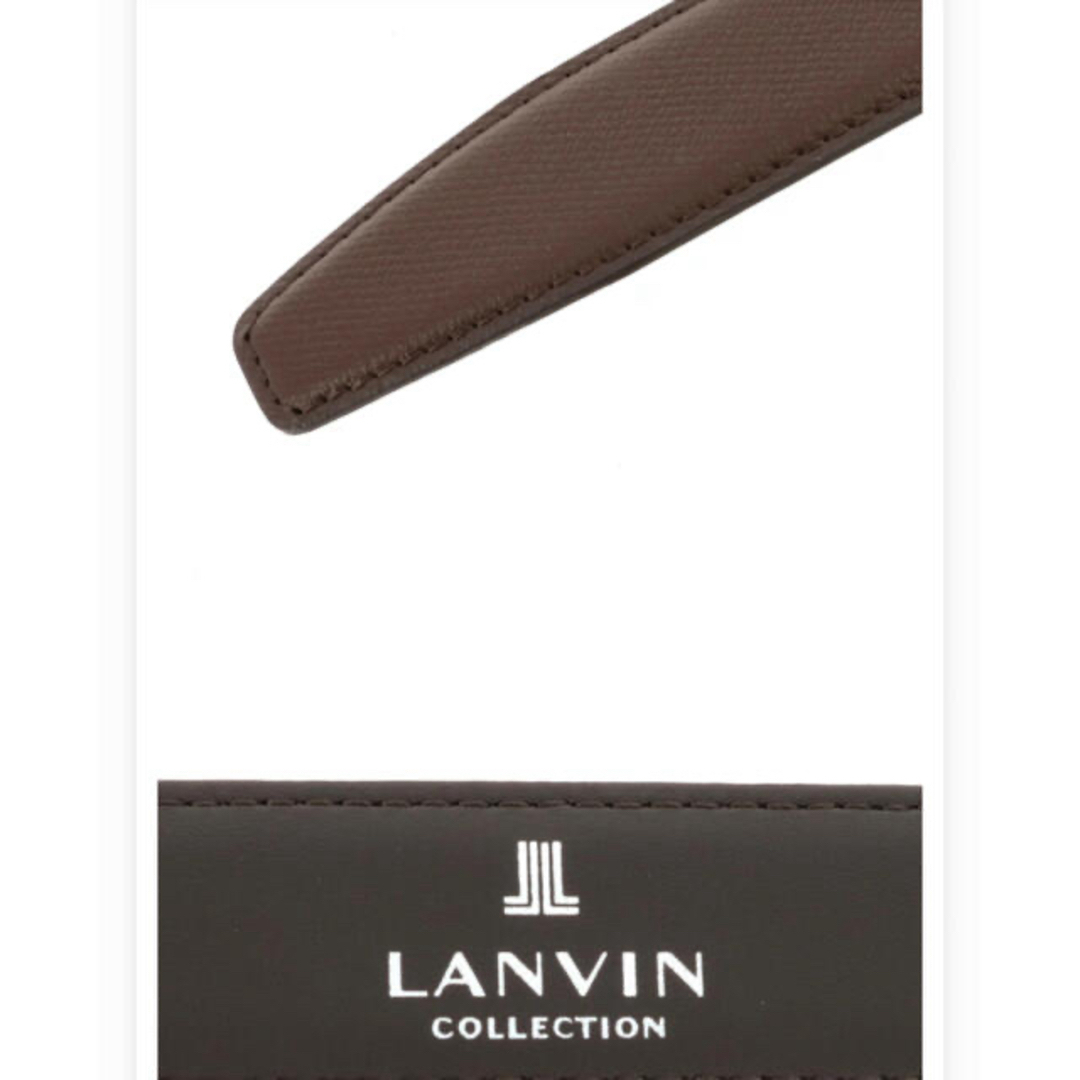 LANVIN(ランバン)のななちゃん専用　ランバン紳士ベルト　黒 メンズのファッション小物(ベルト)の商品写真