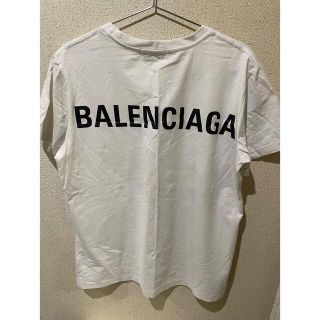 バレンシアガ(Balenciaga)のBALENCIAGA  バックロゴTシャツ　L(Tシャツ/カットソー(半袖/袖なし))