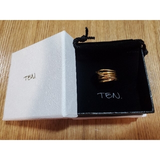 テン(TEN.)のTEN ビロウリング ゴールド11号(リング(指輪))