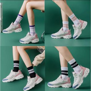 スケッチャーズ(SKECHERS)のSKECHERSソックス 靴下 スポーツ 22.5〜24.5cm 3足セット(ソックス)