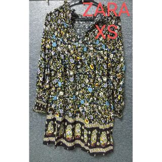 ザラ(ZARA)の(No.68)【未使用品】ZARA チュニック/ワンピース 花柄(チュニック)