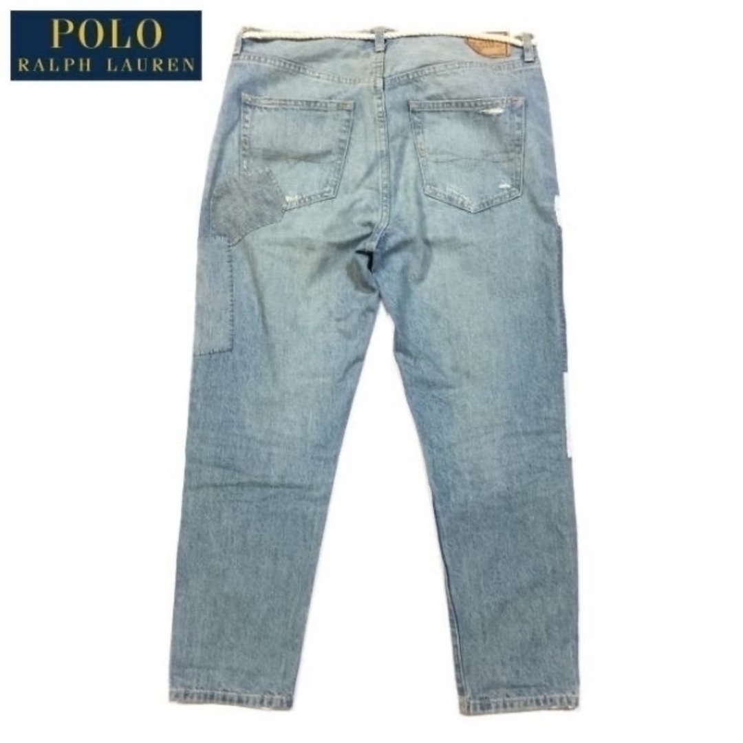 POLO RALPH LAUREN(ポロラルフローレン)の新品 定価44,000 ラルフローレン パッチワーク Avery ボーイフレンド レディースのパンツ(デニム/ジーンズ)の商品写真