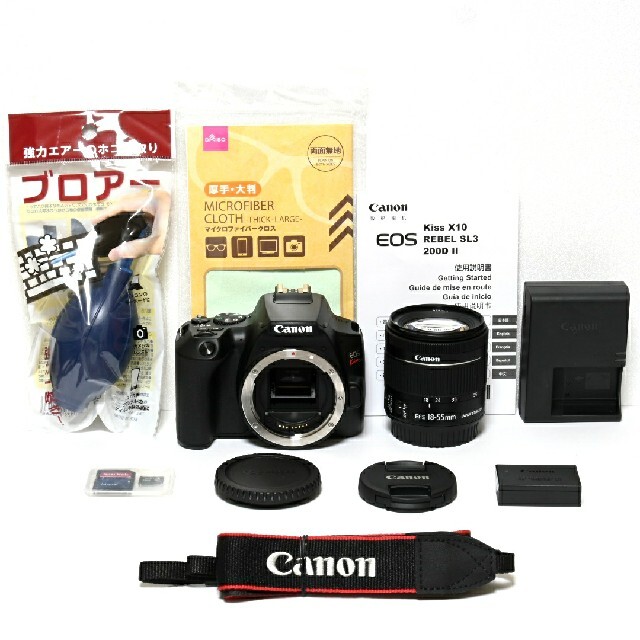 【Canon】Wi-Fi＆Bluetooth機能★Kiss X10レンズキット