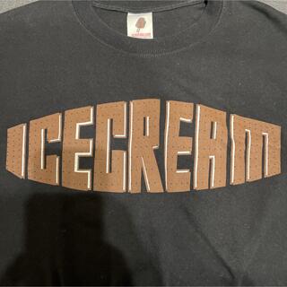 「ICECREAM アイスクリーム プリントロゴ 半袖Tシャツ サイズS ...