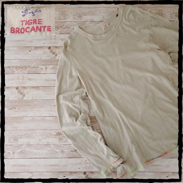 TIGRE BROCANTE(ティグルブロカンテ)のわりと 美品 ティグルブロカンテ 天空丸 Tシャツ ロンT メンズ M 送料込み メンズのトップス(Tシャツ/カットソー(七分/長袖))の商品写真