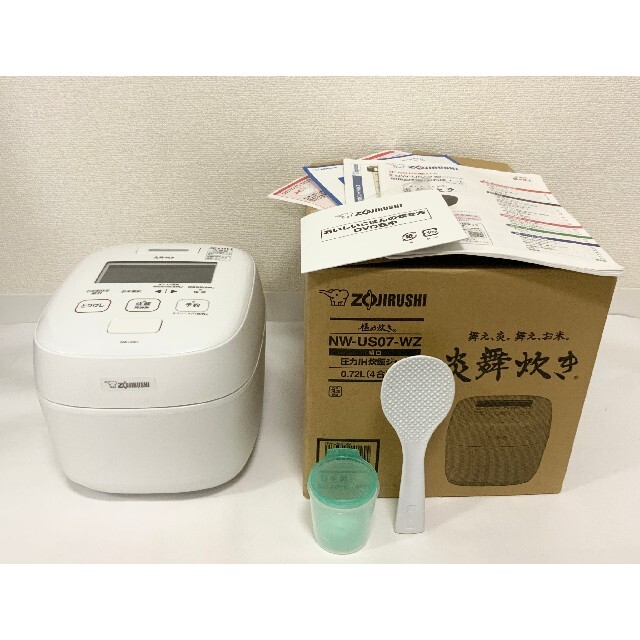 象印マホービン 炊飯器 圧力IH炊飯ジャー ZOJIRUSHI 5.5合炊き NW-FA10-WZ 絹白 炎舞炊き