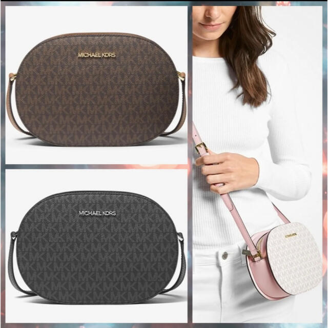 MICHAEL KORS　Jet Set Travel MKロゴクロスボディ