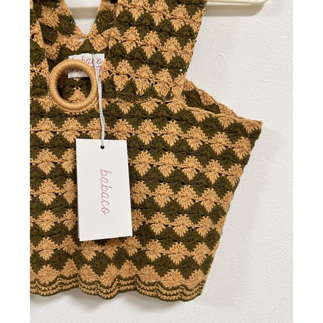 IENA(イエナ)のbabaco★CROCHET TANK★カーキ  レディースのトップス(タンクトップ)の商品写真