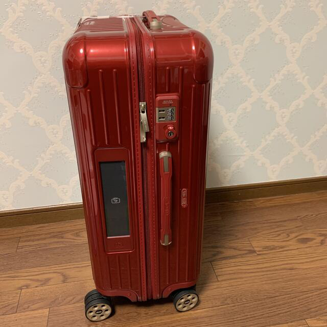 RIMOWAリモワ 63L サルサ 電子タグ 4輪 茶色 スーツケースバッグ