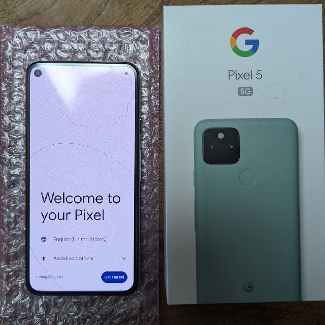 Google Pixel - Pixel 5 ソータセージ Google 新品ディスプレイの通販