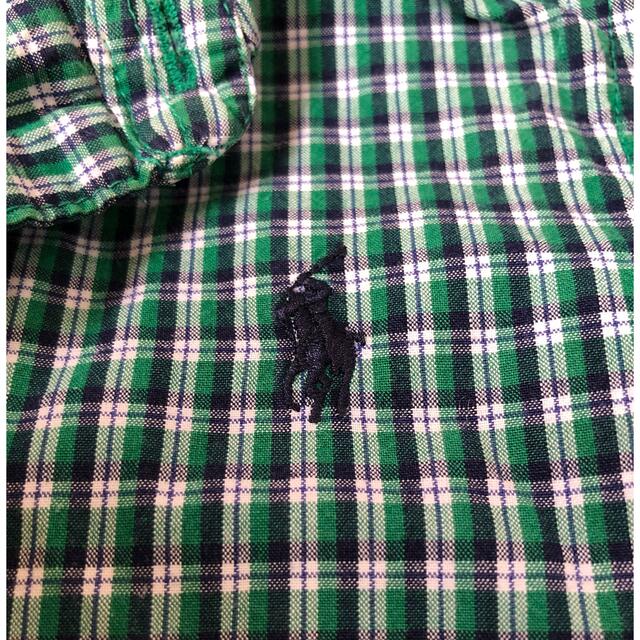 POLO RALPH LAUREN(ポロラルフローレン)のラルフローレン　チェック柄シャツロンパース キッズ/ベビー/マタニティのベビー服(~85cm)(ロンパース)の商品写真