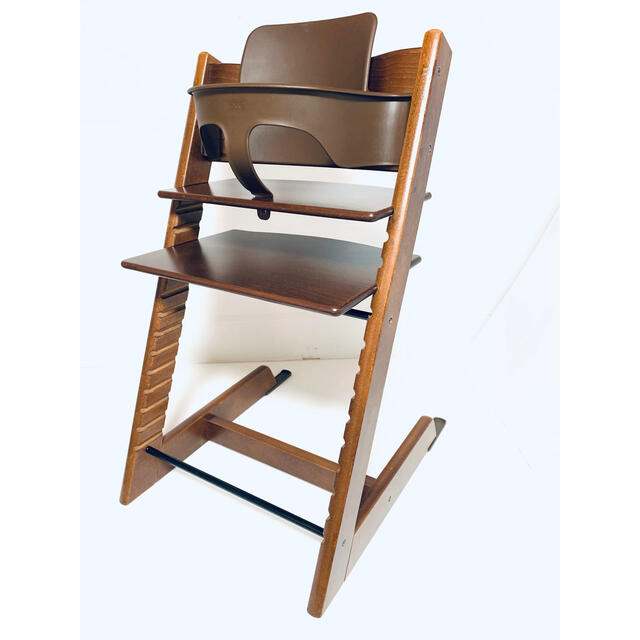 Stokke(ストッケ)の【良品ヴィンテージカラー・フルセット・即日発送】（443）　トリップトラップ キッズ/ベビー/マタニティの寝具/家具(その他)の商品写真