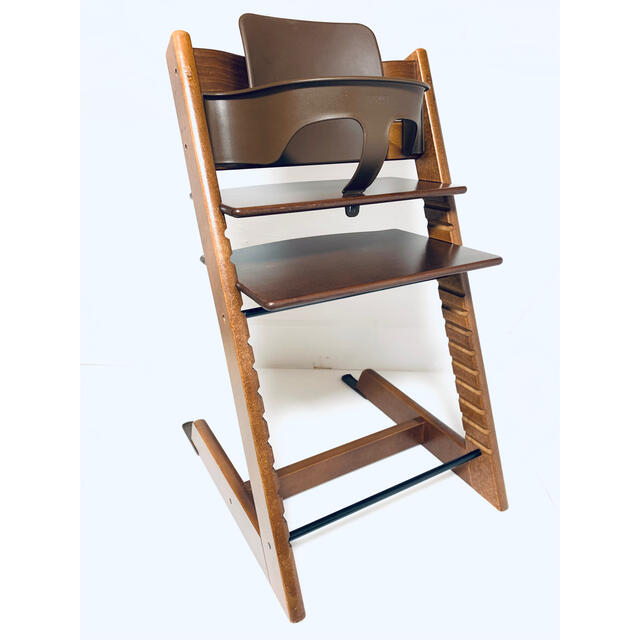 Stokke(ストッケ)の【良品ヴィンテージカラー・フルセット・即日発送】（443）　トリップトラップ キッズ/ベビー/マタニティの寝具/家具(その他)の商品写真