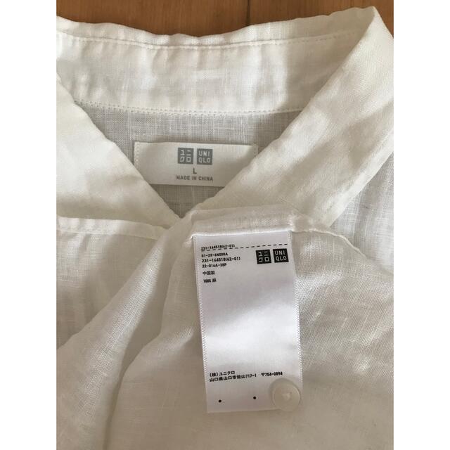 UNIQLO(ユニクロ)のUNIQLO   リネンシャツ レディースのトップス(シャツ/ブラウス(長袖/七分))の商品写真