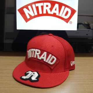 ナイトレイド(nitraid)の美品レア10S/S NITRAID×NewEra アーチロゴワッペンキャップ(キャップ)