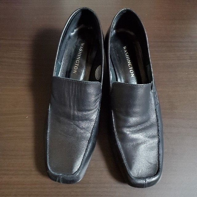銀座ワシントン(ギンザワシントン)の銀座ワシントン　本革　ローファーパンプス　23.5cm レディースの靴/シューズ(ハイヒール/パンプス)の商品写真