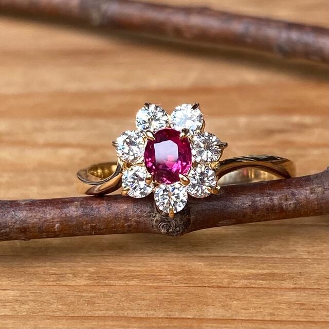 K18ルビーダイヤモンドリング2.30ct0.20ct 3.38g www.matipoweb.com.br