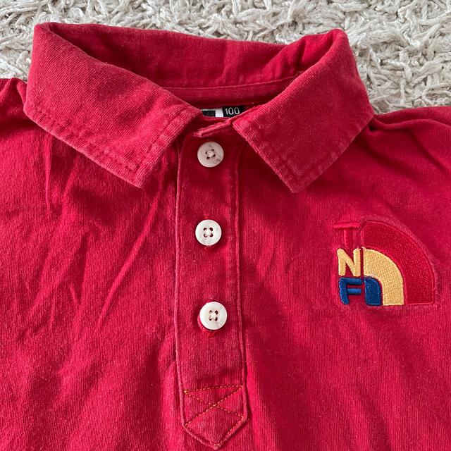 THE NORTH FACE(ザノースフェイス)のノースフェイス　ポロシャツ100 キッズ/ベビー/マタニティのキッズ服男の子用(90cm~)(Tシャツ/カットソー)の商品写真