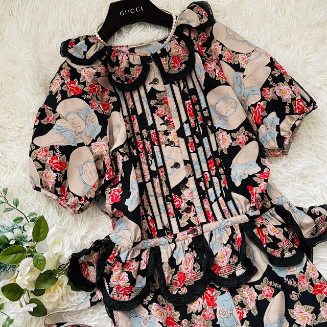 極希少✨【ヴィンテージ】ピンクハウス セットアップ お花と帽子柄