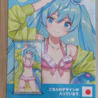 タイトー(TAITO)の初音ミク 描き下ろしBIGタペストリー summer saitom(キャラクターグッズ)