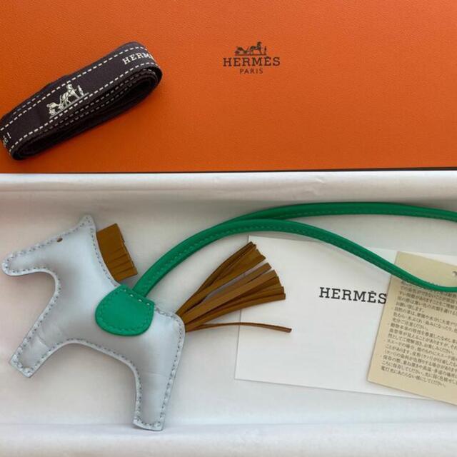 Hermes(エルメス)のHERMES 新品未使用！ロデオpm ブルーブリュム　2022年購入品　エルメス ハンドメイドのファッション小物(バッグチャーム)の商品写真