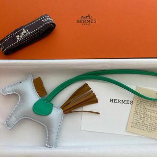 エルメス(Hermes)のHERMES 新品未使用！ロデオpm ブルーブリュム　2022年購入品　エルメス(バッグチャーム)